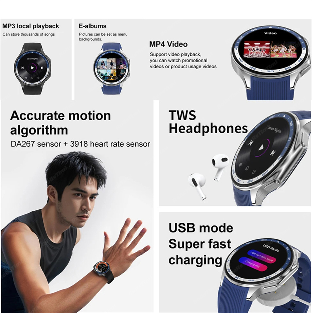 1.43 AMOLED Smart Watch 3D Sur – Men'S Fashion X recenzja i cena