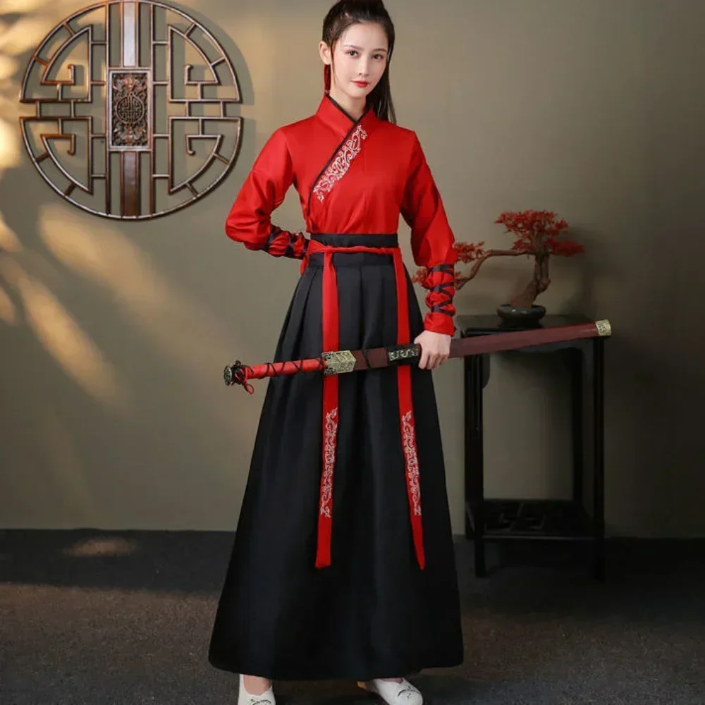 Nowoczesny damski zestaw Hanfu – Men Fashion Vintage recenzja i cena