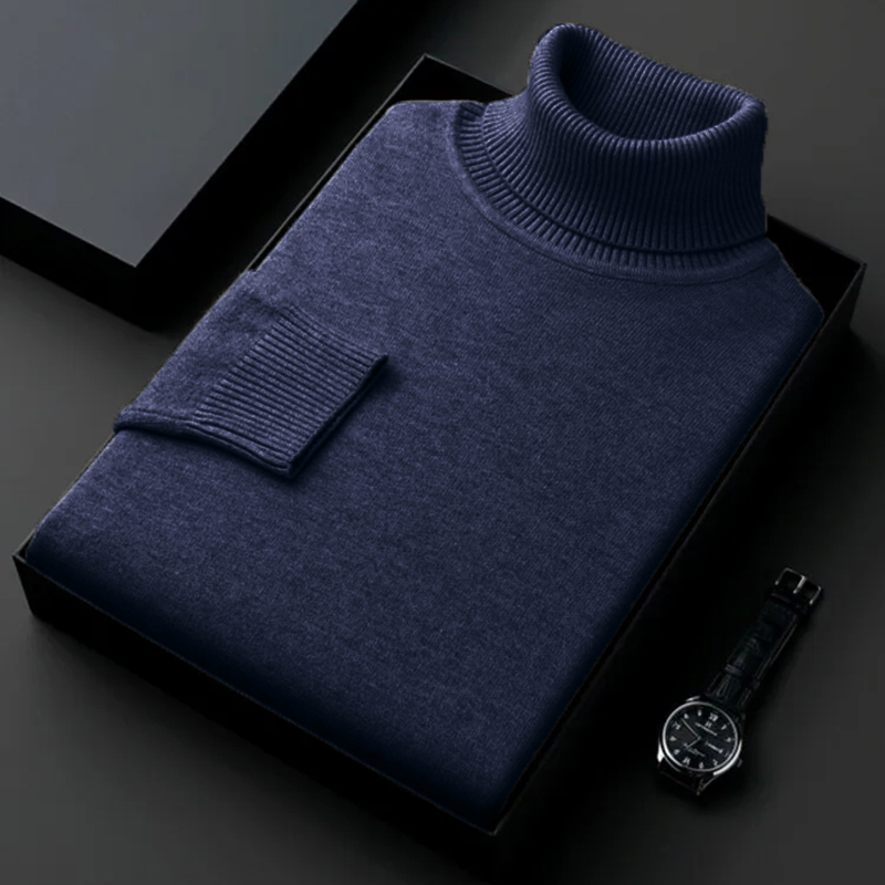 Bluza męska Anti-pilling wysok – Turtleneck Sweater Men recenzja i cena