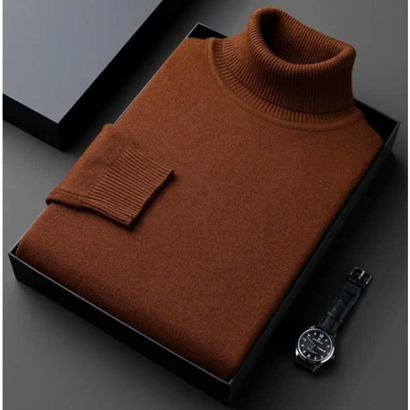 Bluza męska Anti-pilling wysok – Turtleneck Sweater Men recenzja i cena