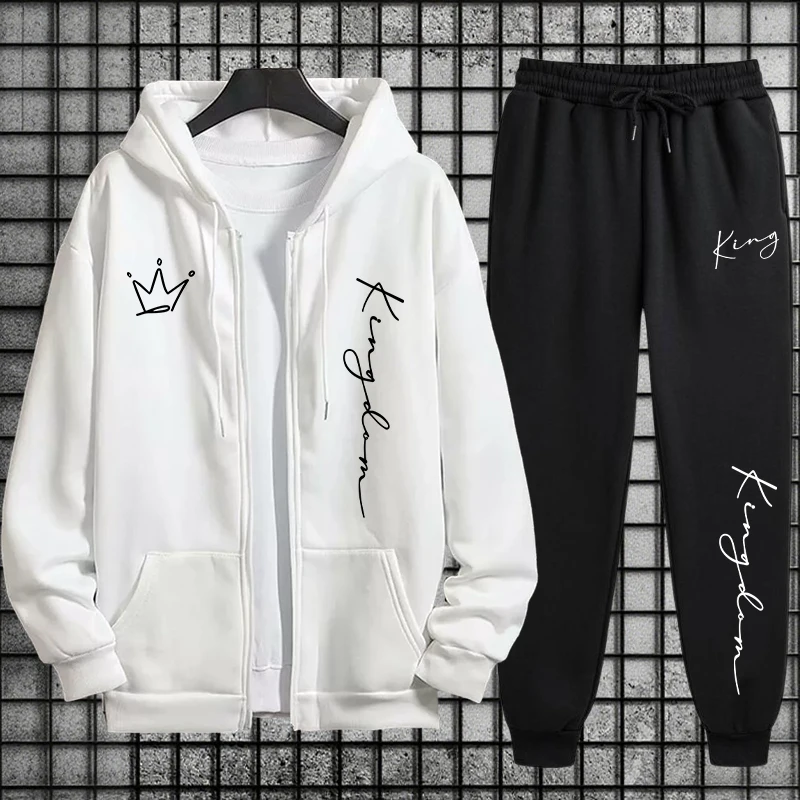 Męski zestaw: bluza z kapturem – Men Fashion King recenzja i cena