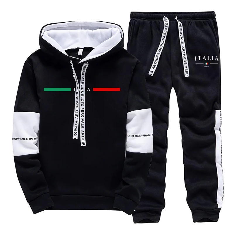 Męski dres sportowy z nadrukie – Men'S Fashion Hoodies recenzja i cena
