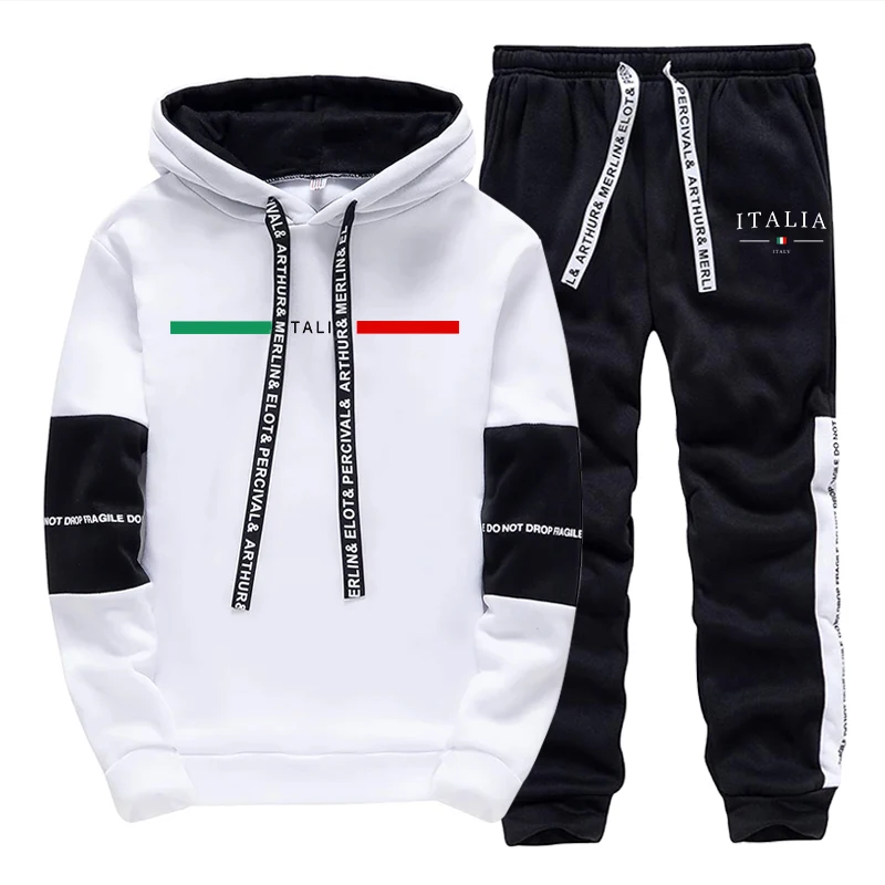 Męski dres sportowy z nadrukie – Men'S Fashion Hoodies recenzja i cena