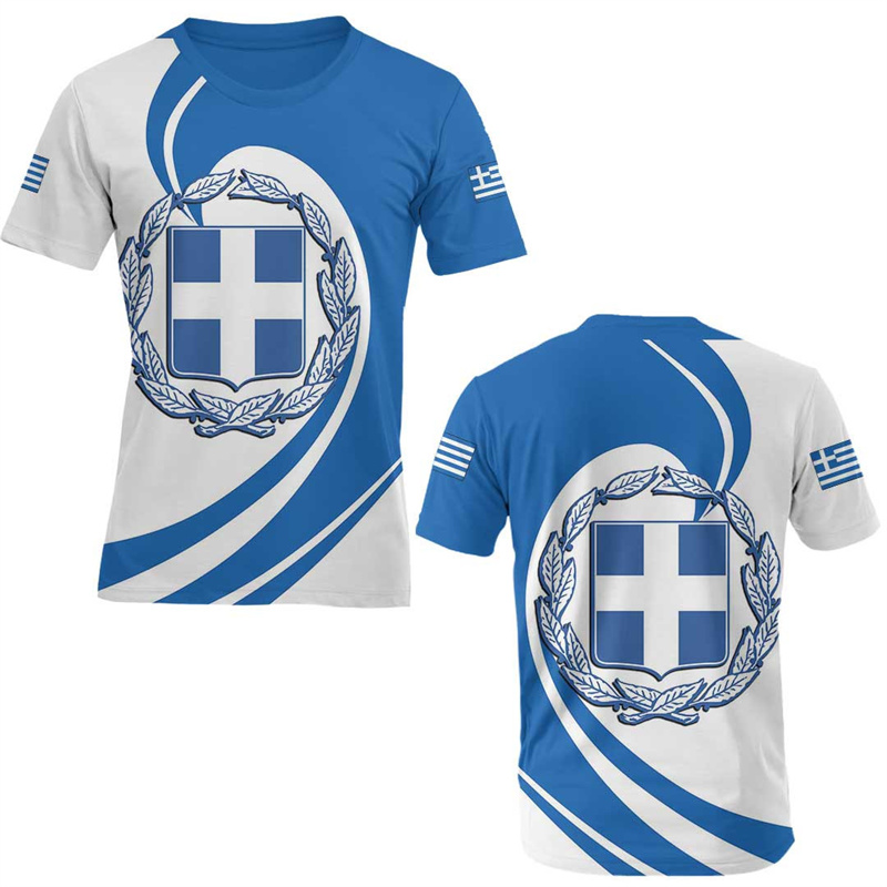 Grecja Flaga Mapa 3d Nadrukowa – Men'S Fashion Greece recenzja i cena