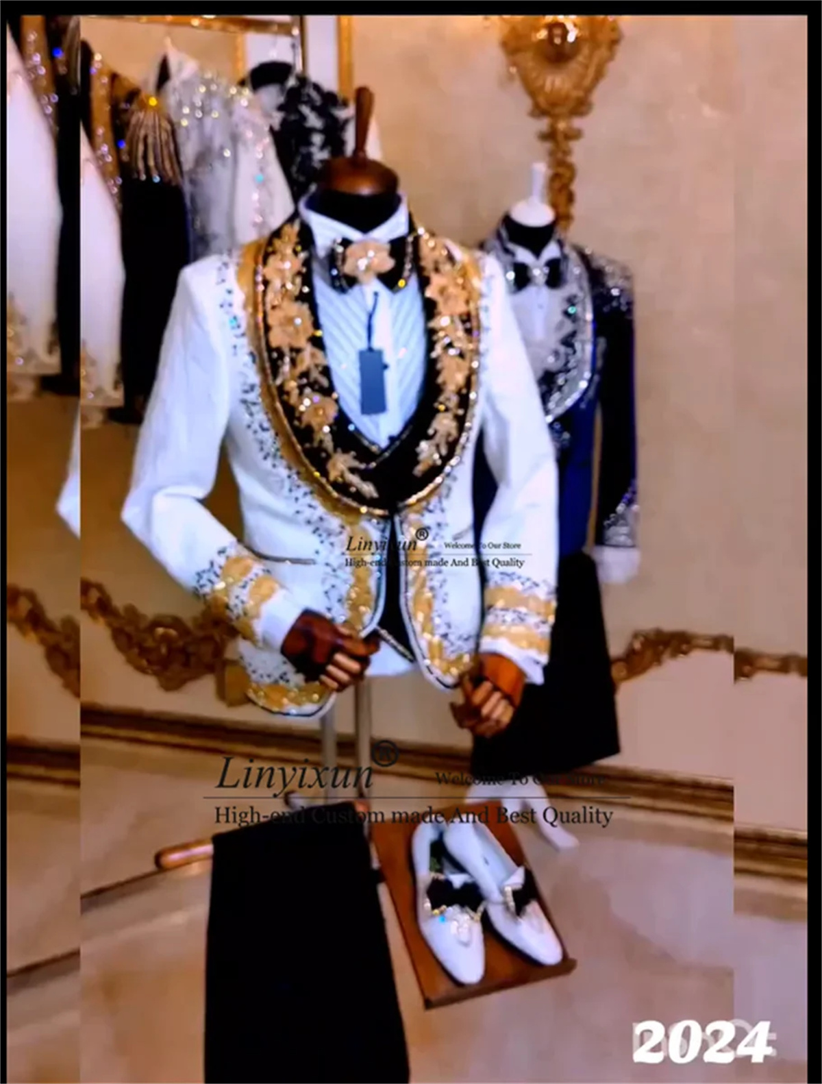 Eleganckie garnitury męskie z  – Mens Fashion Trajes recenzja i cena