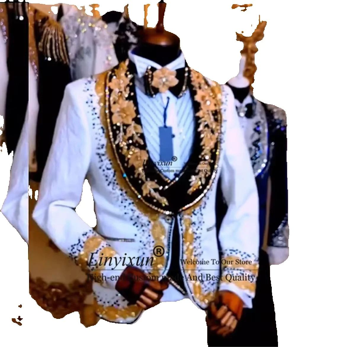 Eleganckie garnitury męskie z  – Mens Fashion Trajes recenzja i cena