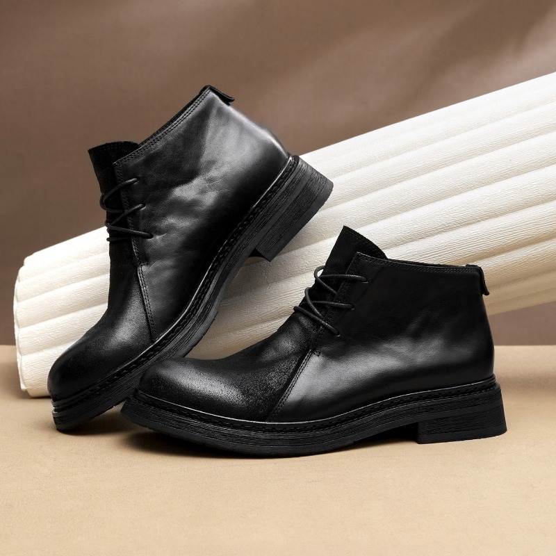 Męskie buty vintage ze skóry n – Men Fashion Vintage recenzja i cena