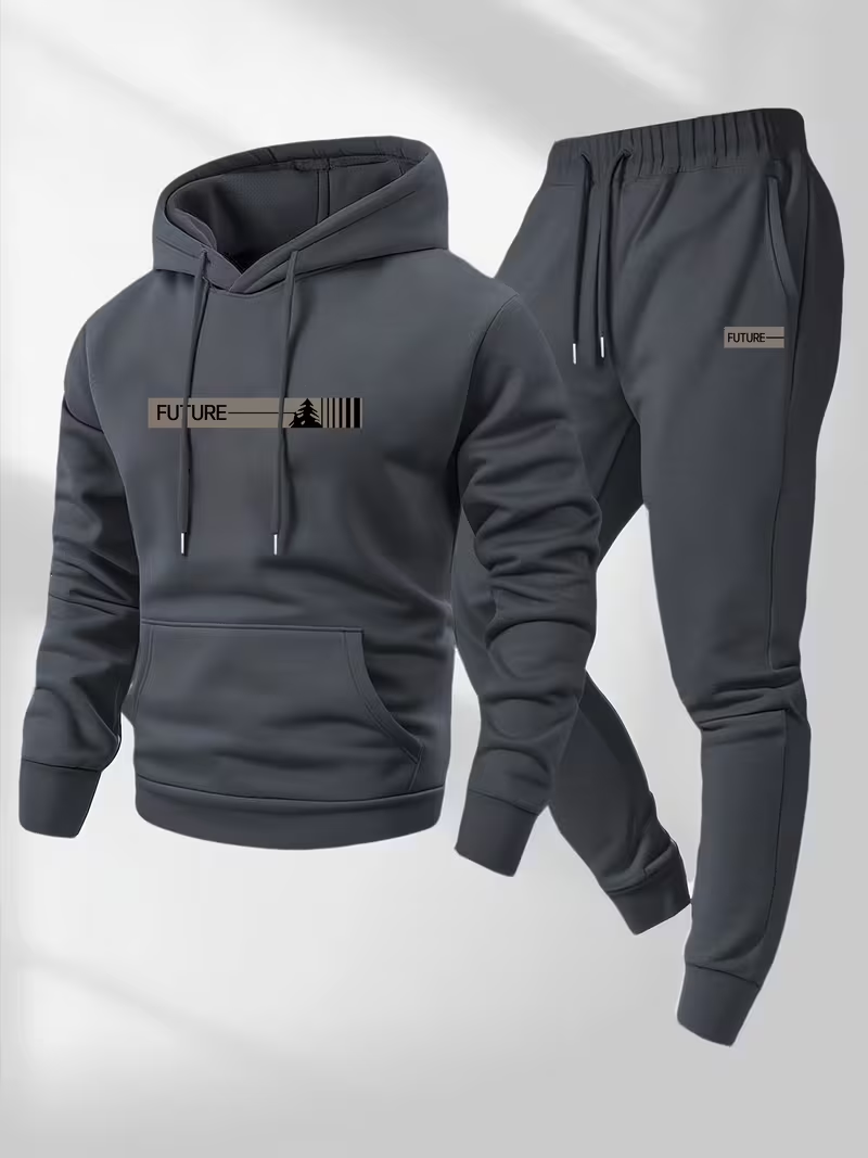 Męski, modny zestaw z nadrukie – Men'S Fashion Hoodies recenzja i cena