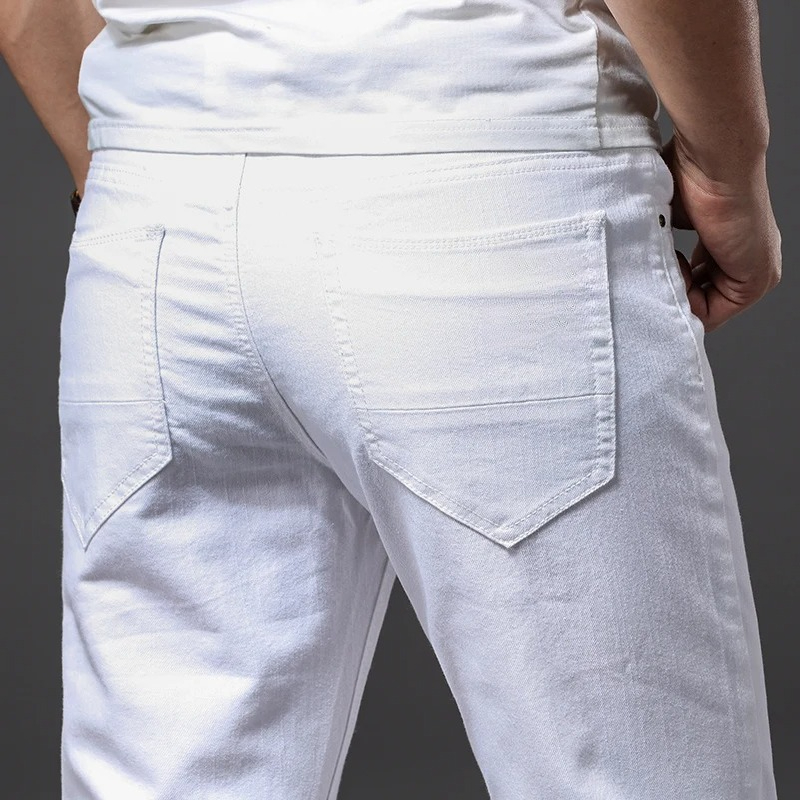 Męskie wąskie białe dżinsy Now – Men'S Fashion Nova Jeans recenzja i cena