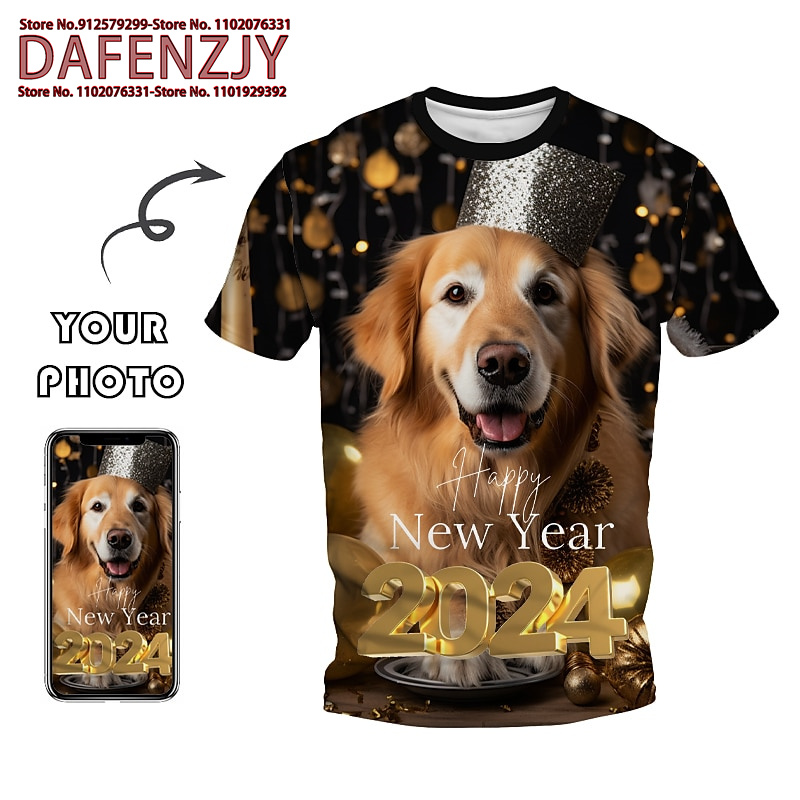 Custom Funny Pet Photo 3D All  – Men Fashion Kids recenzja i cena
