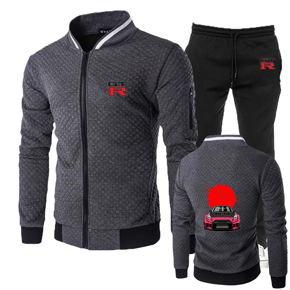 Initial D GTR R35 Nadruk 2026  – Men'S Fashion Zipper Jacket recenzja i cena