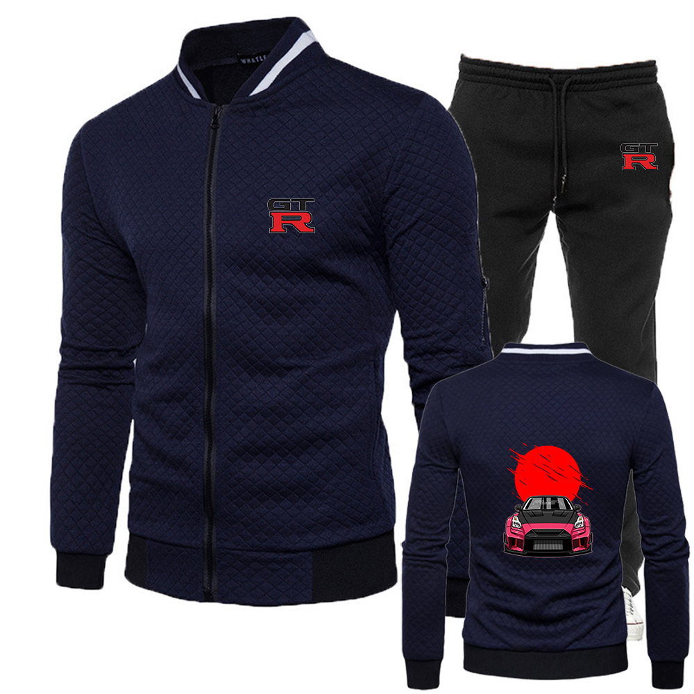 Initial D GTR R35 Nadruk 2026  – Men'S Fashion Zipper Jacket recenzja i cena