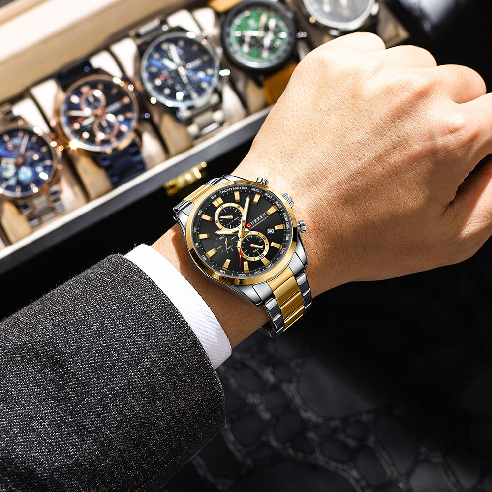 CURREN Casual Quartz Chrono Sp – Fashion Mens Watches recenzja i cena