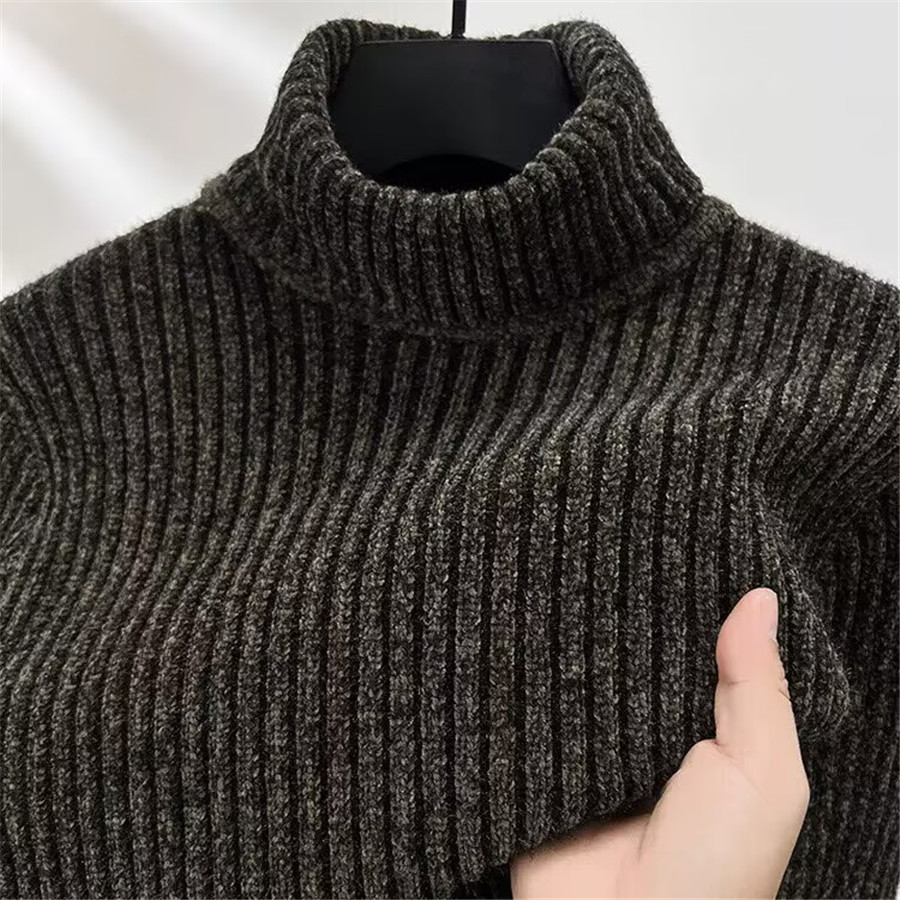Nowy męski gruby, ciepły swete – Turtleneck Sweater Men recenzja i cena