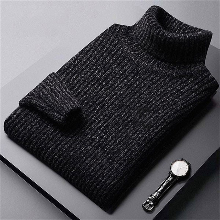 Nowy męski gruby, ciepły swete – Turtleneck Sweater Men recenzja i cena