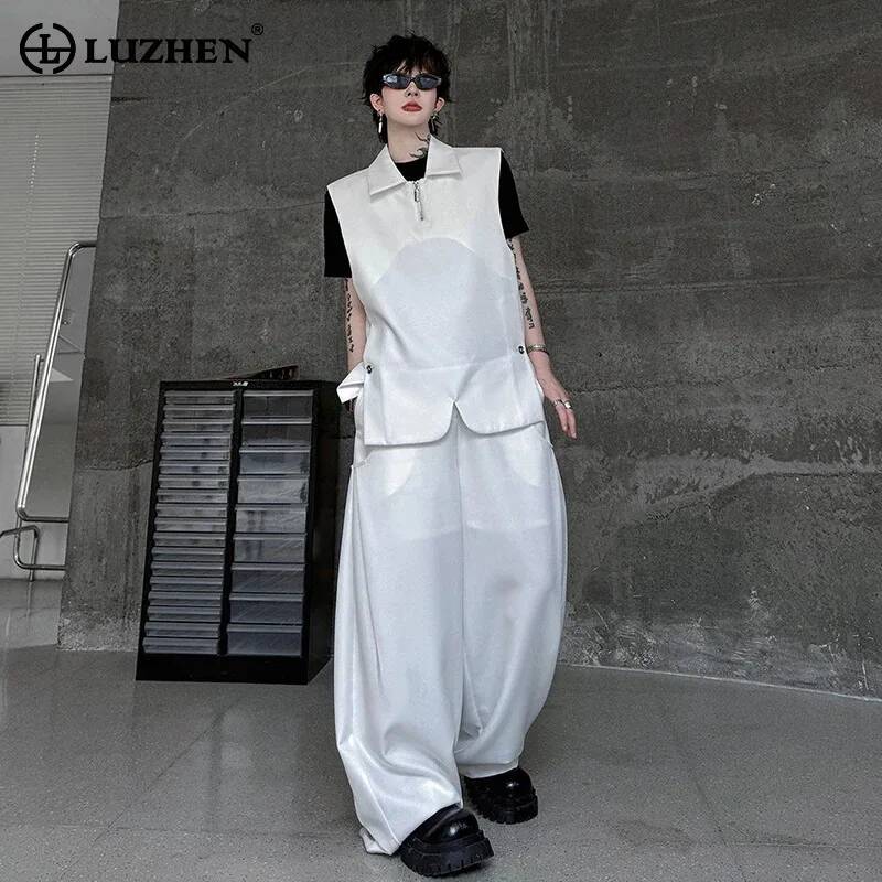 LUZHEN Vest 2026 Modny Letni M – Mens Fashion Vest recenzja i cena