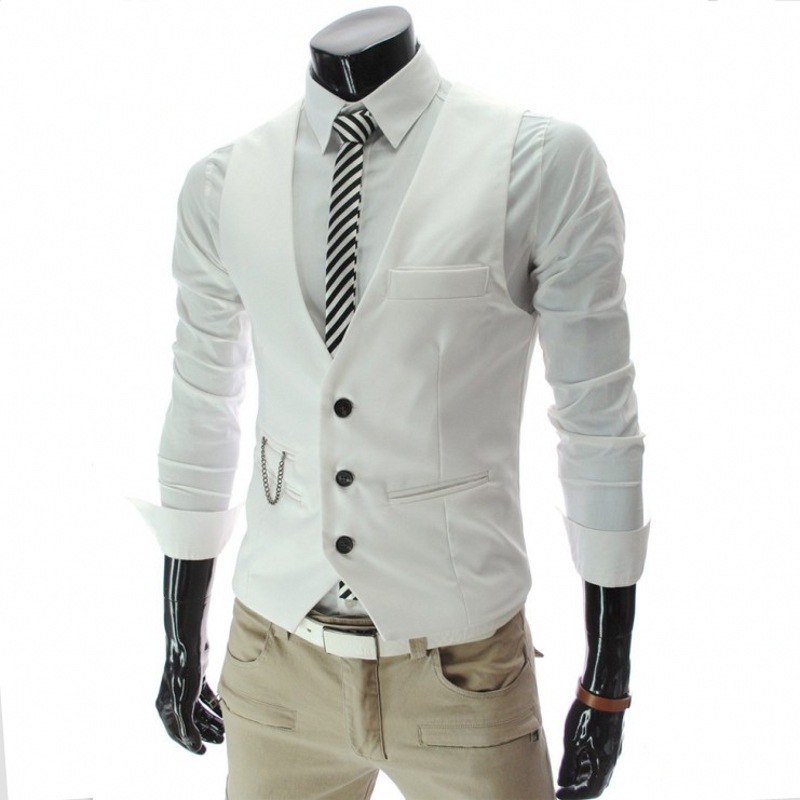 Kamizelka męska 2025, eleganck – Mens Fashion Trajes recenzja i cena