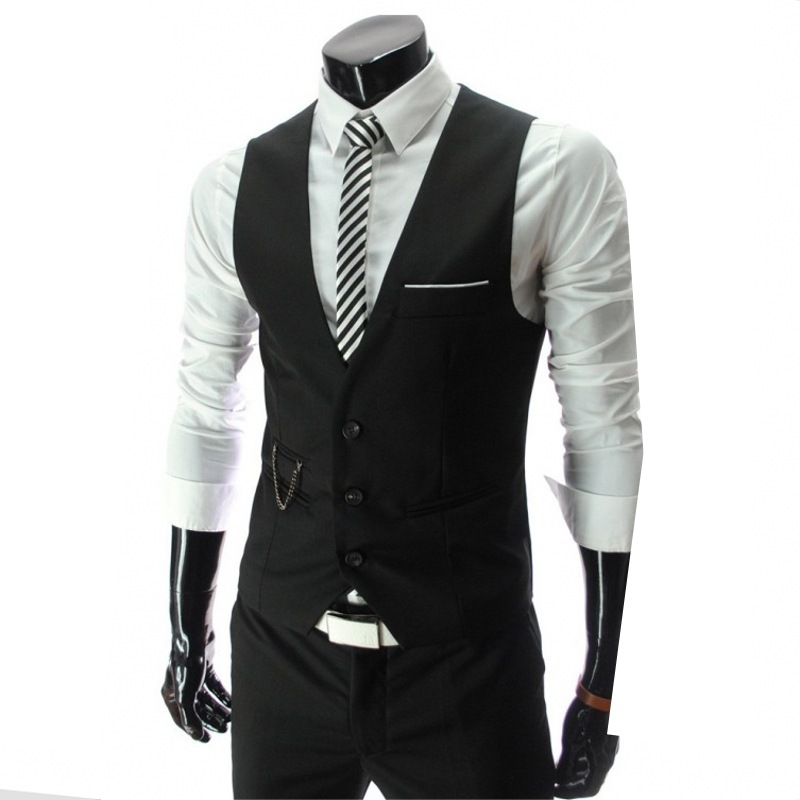 Kamizelka męska 2025, eleganck – Mens Fashion Trajes recenzja i cena