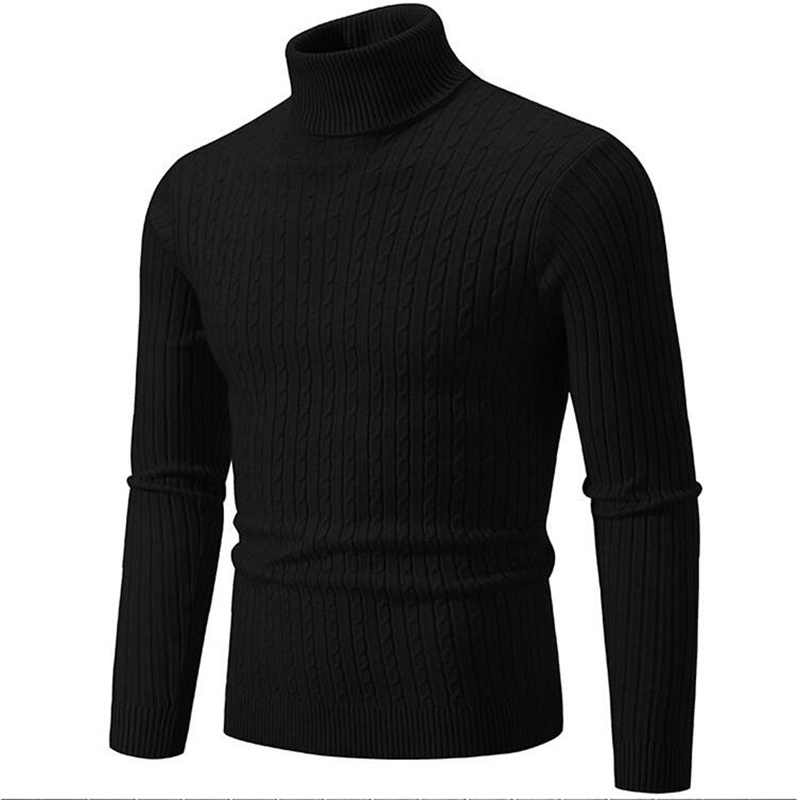 2025 Nowy męski sweter z golfe – Turtleneck Sweater Men recenzja i cena