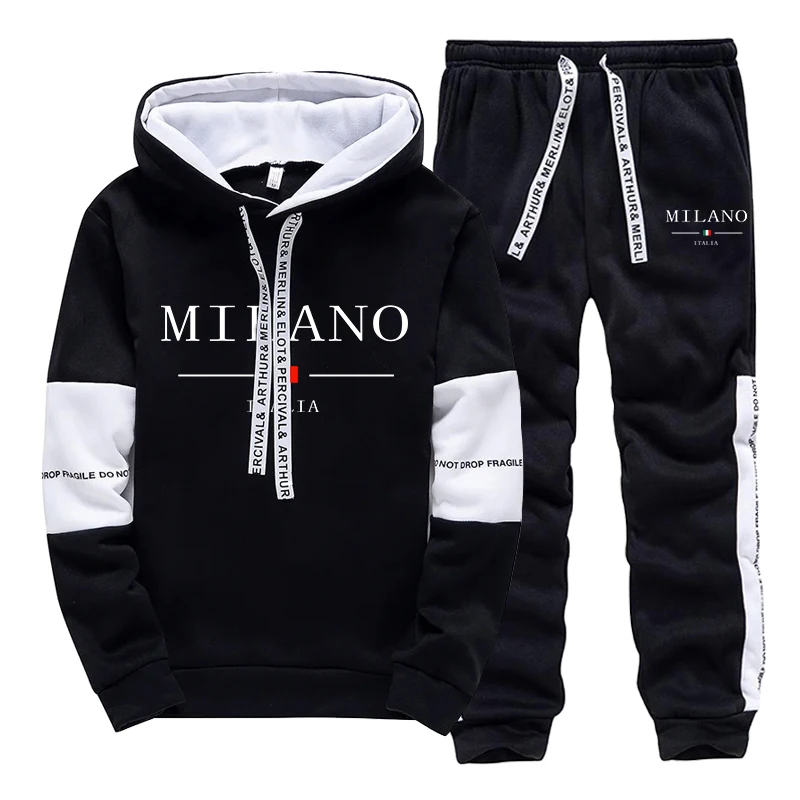 Męski Zestaw/Bluza z Kapturem/ – Men'S Fashion Hoodies recenzja i cena