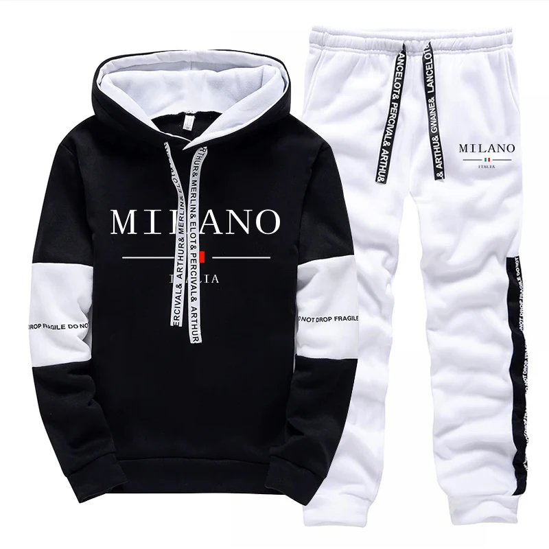 Męski Zestaw/Bluza z Kapturem/ – Men'S Fashion Hoodies recenzja i cena
