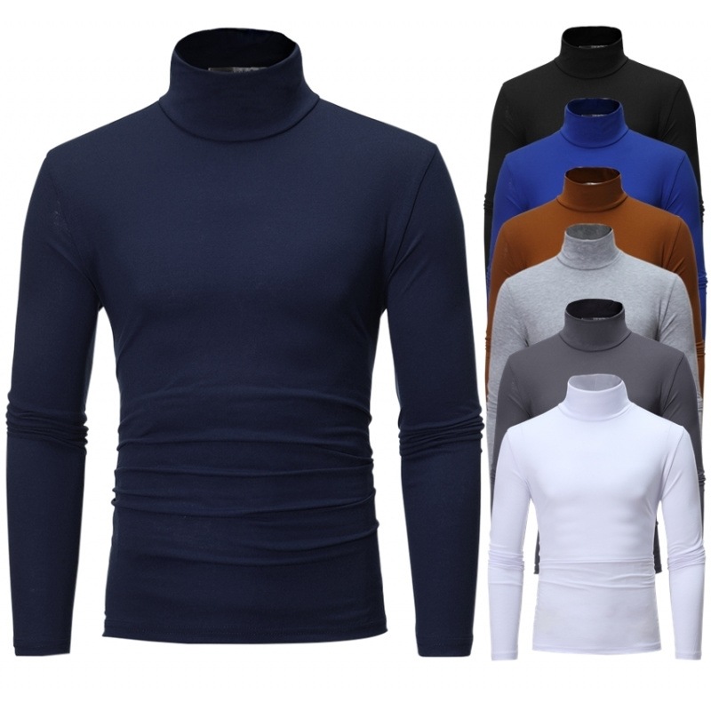 Jesienny męski sweter z golfem – Turtleneck Sweater Men recenzja i cena
