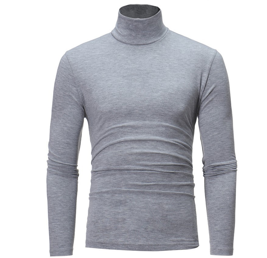 Jesienny męski sweter z golfem – Turtleneck Sweater Men recenzja i cena