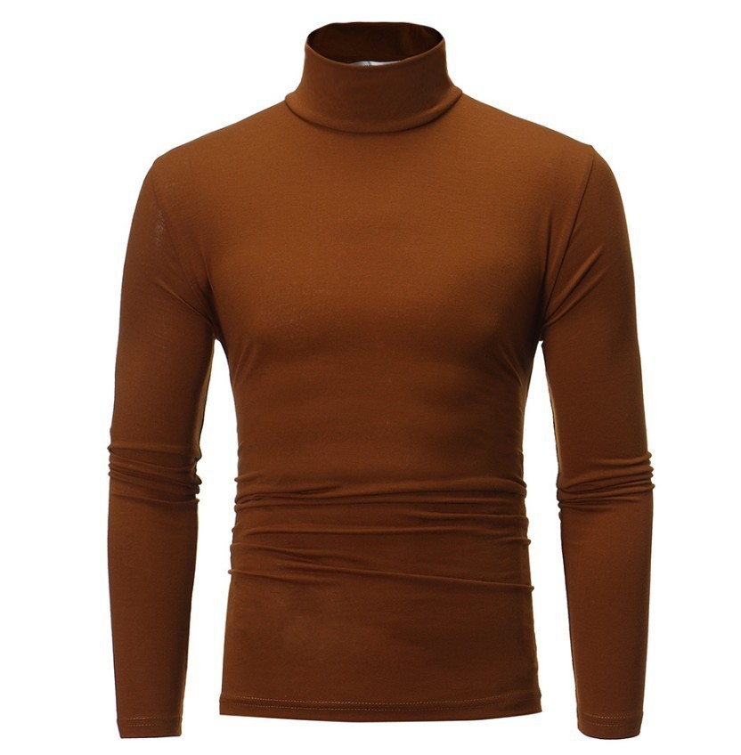 Jesienny męski sweter z golfem – Turtleneck Sweater Men recenzja i cena