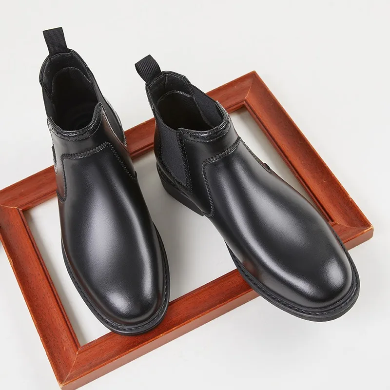 Męskie skórzane oksfordy vinta – Men Fashion Vintage recenzja i cena