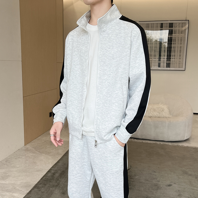 Jesienny męski dres, casualowe – Men'S Fashion Zipper Jacket recenzja i cena
