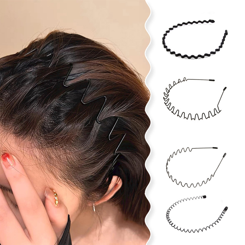 2-5Pcs Falista opaska do włosó – Men Fashion Hair Style recenzja i cena