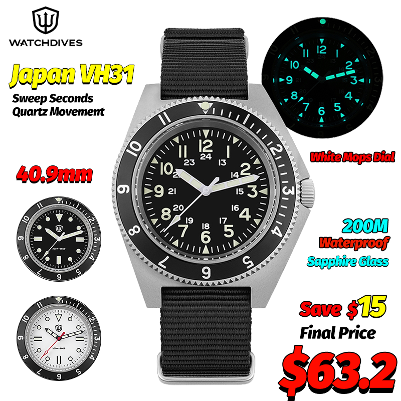 Zegarek kwarcowy Watchdives WD – Fashion Mens Watches recenzja i cena