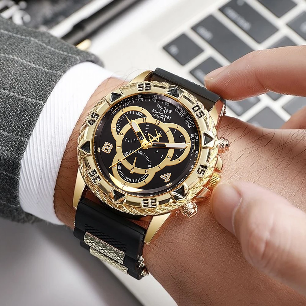 1 szt. Niespodzianka - Zegarek – Fashion Mens Watches recenzja i cena
