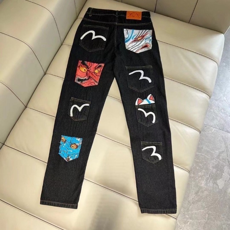 Męskie jeansy Harajuku z nadru – Men'S Fashion Nova Jeans recenzja i cena