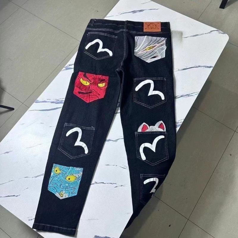 Męskie jeansy Harajuku z nadru – Men'S Fashion Nova Jeans recenzja i cena