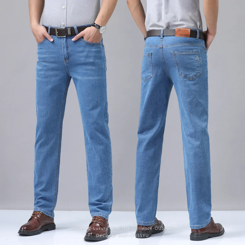 Letnie Cienkie Męskie Jeansy D – Men'S Fashion Nova Jeans recenzja i cena