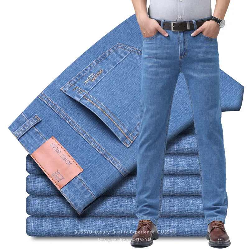 Letnie Cienkie Męskie Jeansy D – Men'S Fashion Nova Jeans recenzja i cena