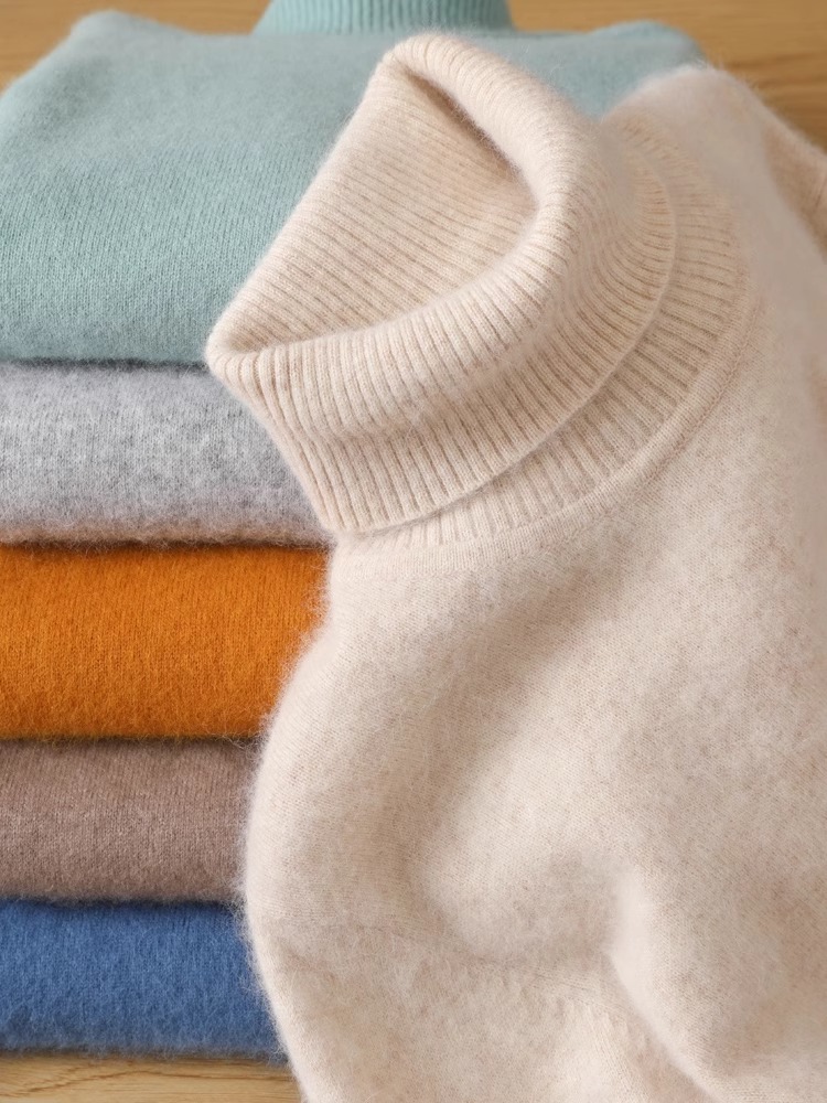 Męski 100% czysty aksamit z no – Turtleneck Sweater Men recenzja i cena