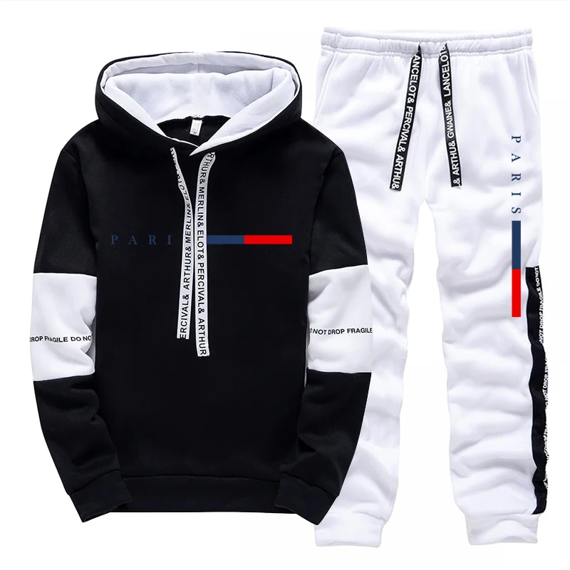 Męski Zestaw/Bluza z Kapturem/ – Men'S Fashion Hoodies recenzja i cena