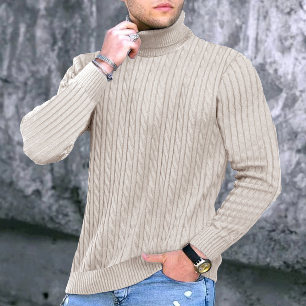 Jesienno-zimowy nowy męski swe – Turtleneck Sweater Men recenzja i cena