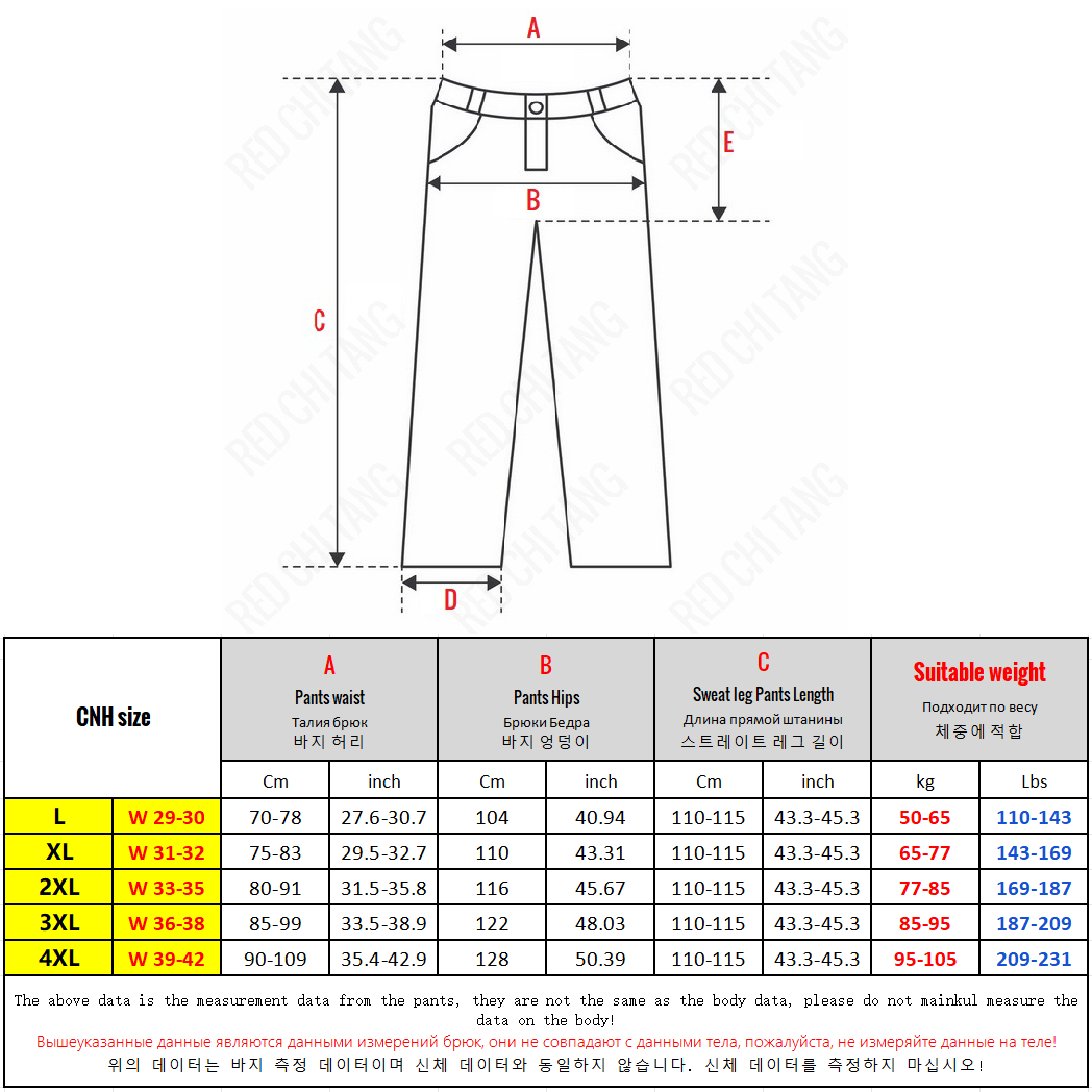 115 110cm Długość Wysokie Męsk – Chino Pants Men recenzja i cena