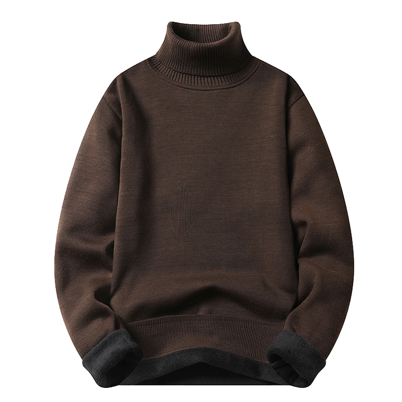 Męski golf z polaru, dzianina, – Turtleneck Sweater Men recenzja i cena